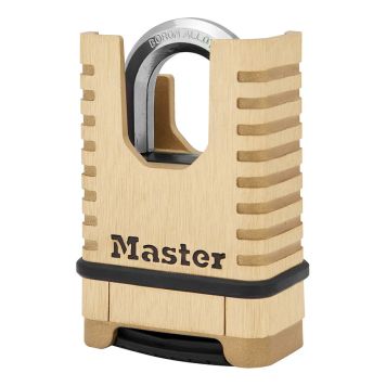HÄNGLÅS MASTERLOCK M1177EURDCC MÄSSING