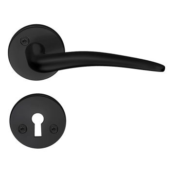 INNERDÖRRHANDTAG BESLAGSBODEN SPAR MATT SVART 115MM