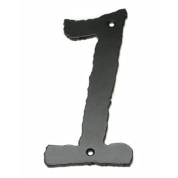 HUSNUMMER 1 7,5CM SVART