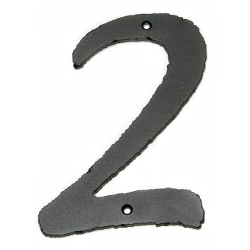 HUSNUMMER 2 7,5CM SVART