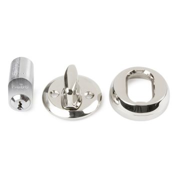 CYLINDERLÅSSATS HABO 42 NICKEL