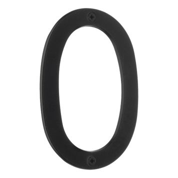 HUSNUMMER BESLAGSBODEN 0 VILLA SVART 120MM