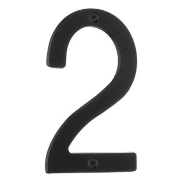 HUSNUMMER BESLAGSBODEN 2 VILLA SVART 120MM