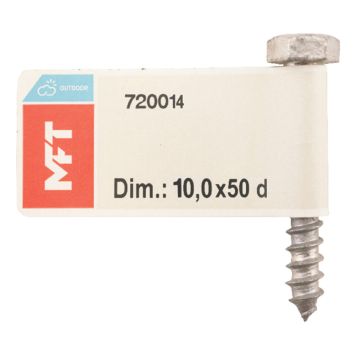 FRANSK TRÄSKRUV MFT FZV 10X50MM 1ST 