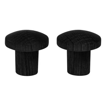 TRÄKNOPP HOME IT Ø2,5CM SVART 2-PACK