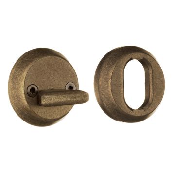 CYLINDERVRED BESLAGSBODEN B197A ANTIK MÄSSING