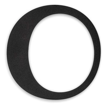 HUSNUMMER HABO CENTURY 0 SVART 114MM