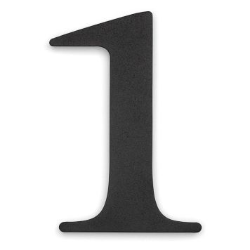 HUSNUMMER HABO CENTURY 1 SVART 112MM