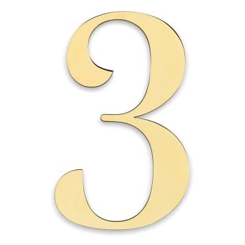 HUSNUMMER HABO CENTURY 3 MÄSSING 144MM