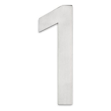 HUSNUMMER HABO HOME 1 ROSTFRI 210MM