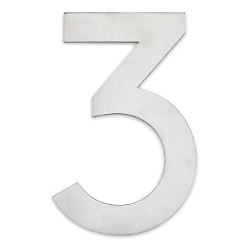 HUSNUMMER HABO HOME 3 ROSTFRI 210MM