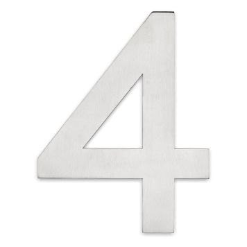 HUSNUMMER HABO HOME 4 ROSTFRI 210MM