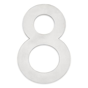 HUSNUMMER HABO HOME 8 ROSTFRI 210MM