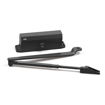 DÖRRSTÄNGARE HABO 400 MED STANDARDARM SVART