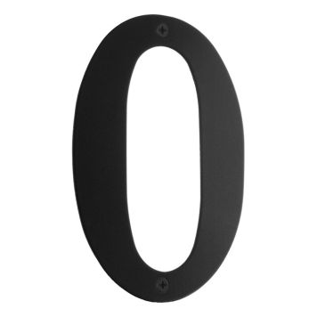HUSNUMMER BESLAGSBODEN 0 SVART 150MM