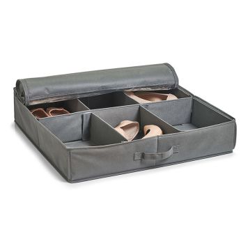 FÖRVARINGSPÅSE SKOR 60X60X13CM GRÅ 