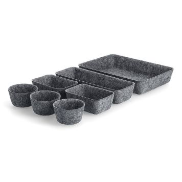 FÖRVARINGSLÅDOR ZELLER ORGANIZER SET 7-PACK