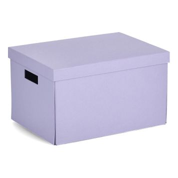 FÖRVARINGSLÅDA ZELLER 25X35X20CM LILA