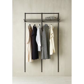 STARTKIT ELFA KLICK-IN SYSTEM 2 SEKTIONER 2X60CM GRAPHITE    