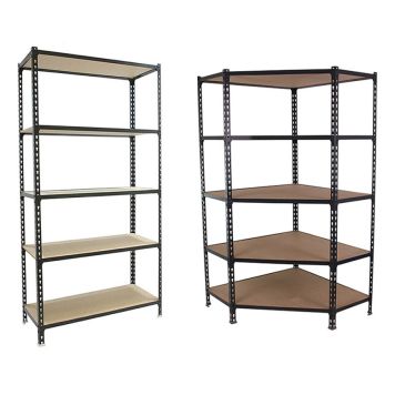 LAGERHYLLA SIMONRACK MADERCLICK 5 180X90X50CM ANTRACIT 2-PACK 