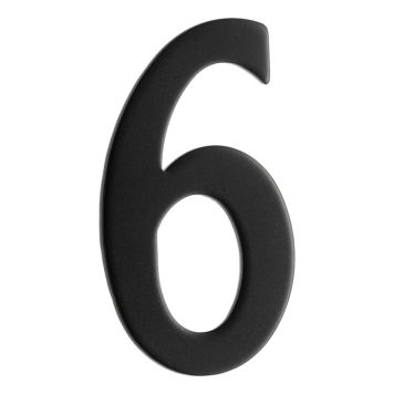 BREVLÅDESIFFRA BESLAGSBODEN 6 SJÄLVHÄFTANDE 50MM SVART