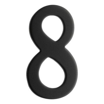 BREVLÅDESIFFRA BESLAGSBODEN 8 SJÄLVHÄFTANDE 50MM SVART