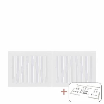 DUBBELGRIND PLUS NAGANO 200X80CM VIT