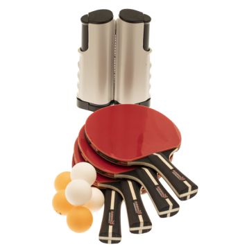 PINGISSET NORDIC GAMES MED NÄT 4 RACK 6 BOLLAR                                
