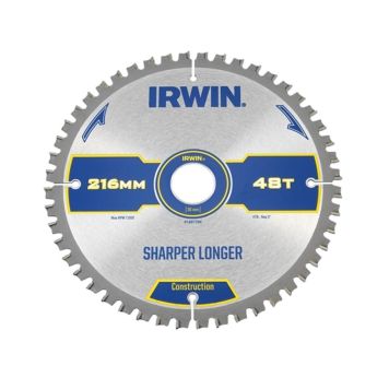 CIRKELSÅGKLINGA IRWIN WELDTEC M 216MM 48T