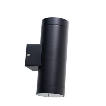 VÄGGLAMPA DYBERG LARSEN STEGE NER/UPP SVART