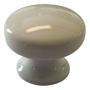 KNOPP HÄFELE 25MM VIT  