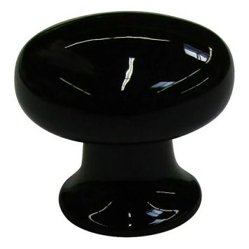 KNOPP HÄFELE 25MM SVART  