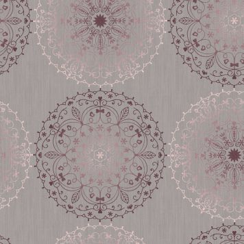 VAXDUK MONTE CARLO CHARLENE Ø150CM GRÅ