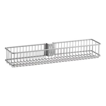 VÄGGKORG ELFA MELLAN 435X70X104MM PLATINUM