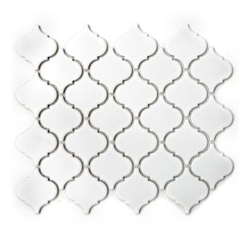 MOSAIK LANTERN PATTERN VIT MATT 30X25CM PRIS PER ARK
