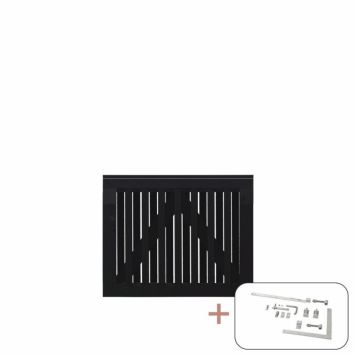 GRIND PLUS NAGANO 100X80CM SVART