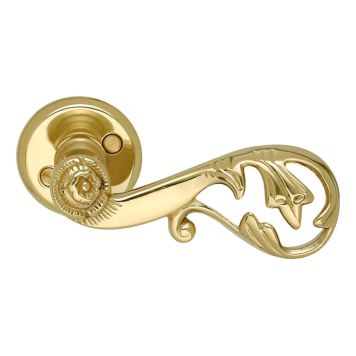 YTTERDÖRRHANDTAG BESLAGSBODEN B160 POLERAD MÄSSING