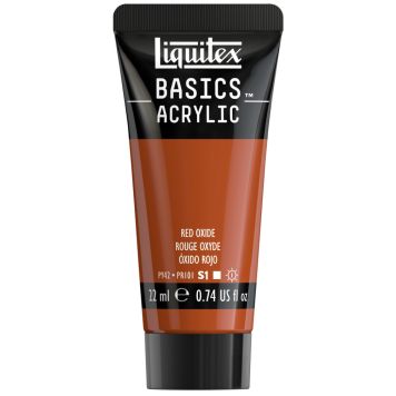 AKRYLFÄRG LIQUITEX BASICS RED OXIDE 22ML