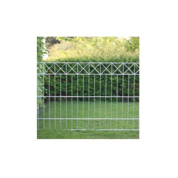 PANELSTÄNGSEL HORTUS DEKO X GALVANISERAD 80X200 CM