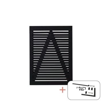 GRIND PLUS OSAKA 100X136CM SVART                      