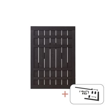 GRIND PLUS RUSTIK 100X138CM SVART