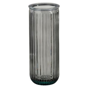 VAS MICA JESSICA ÅTERVUNNET GLAS 28CM ANTRACIT