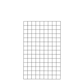 STÅLSPALJÉ PLUS SVART 90X140CM 