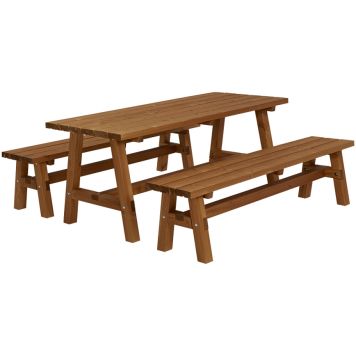 TRÄDGÅRDSMÖBEL PLUS COUNTRY BORD/BÄNKSET TEAK