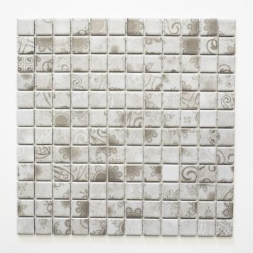 MOSAIK SQUARE LACEO GREY 29,8X29,8CM PRIS PER ARK