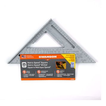 SNABBVINKEL SWANSON ALUMINIUM 25CM  