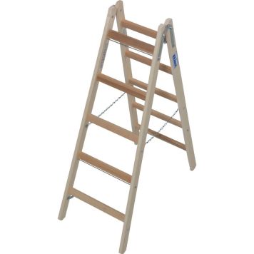TRAPPSTEGE STABILOMAT DUBBELSIDIG TRÄ 2X5 STEG 1,5M