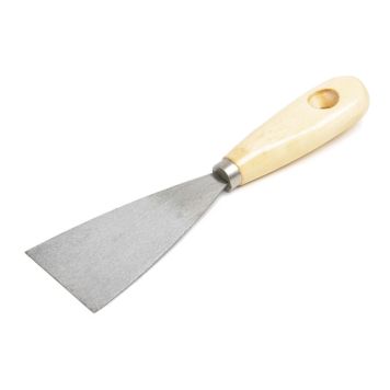 STÅLSPACKEL TEBO TRÄHANDTAG 80MM