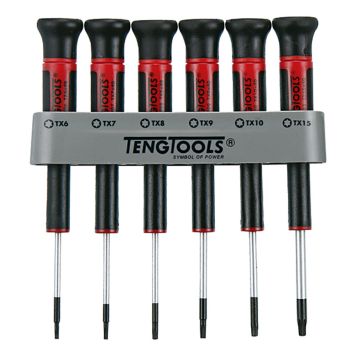 SKRUVMEJSELSATS TENG TOOLS M706TXT MINI 6 DELAR 