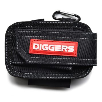 MOBILHÅLLARE DIGGERS TILL VERKTYGSBÄLTE SVART